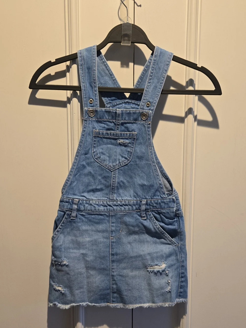 The Children's Place Light Blue Denim Overall Dress - Picture 1 of 3